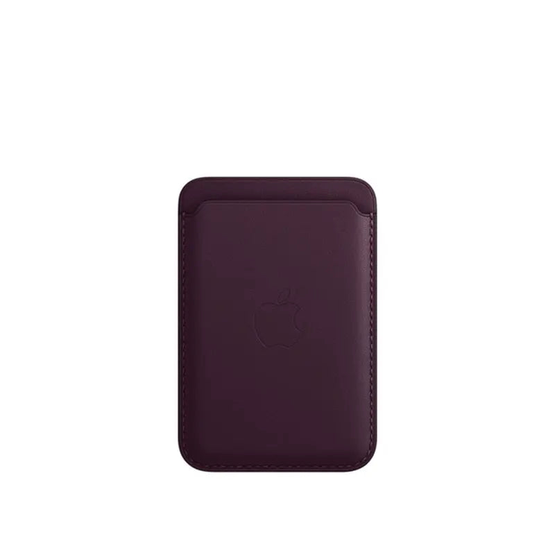 Porte-cartes Magnétique en Cuir pour iPhone 12 à 17 & Samsung S24/S25