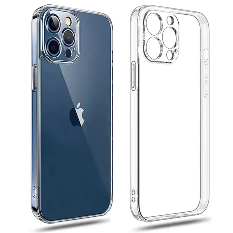 Coque Silicone Ultra-Fine Transparente pour iPhone 7 à 16 / SE / Mini / Pro / Max